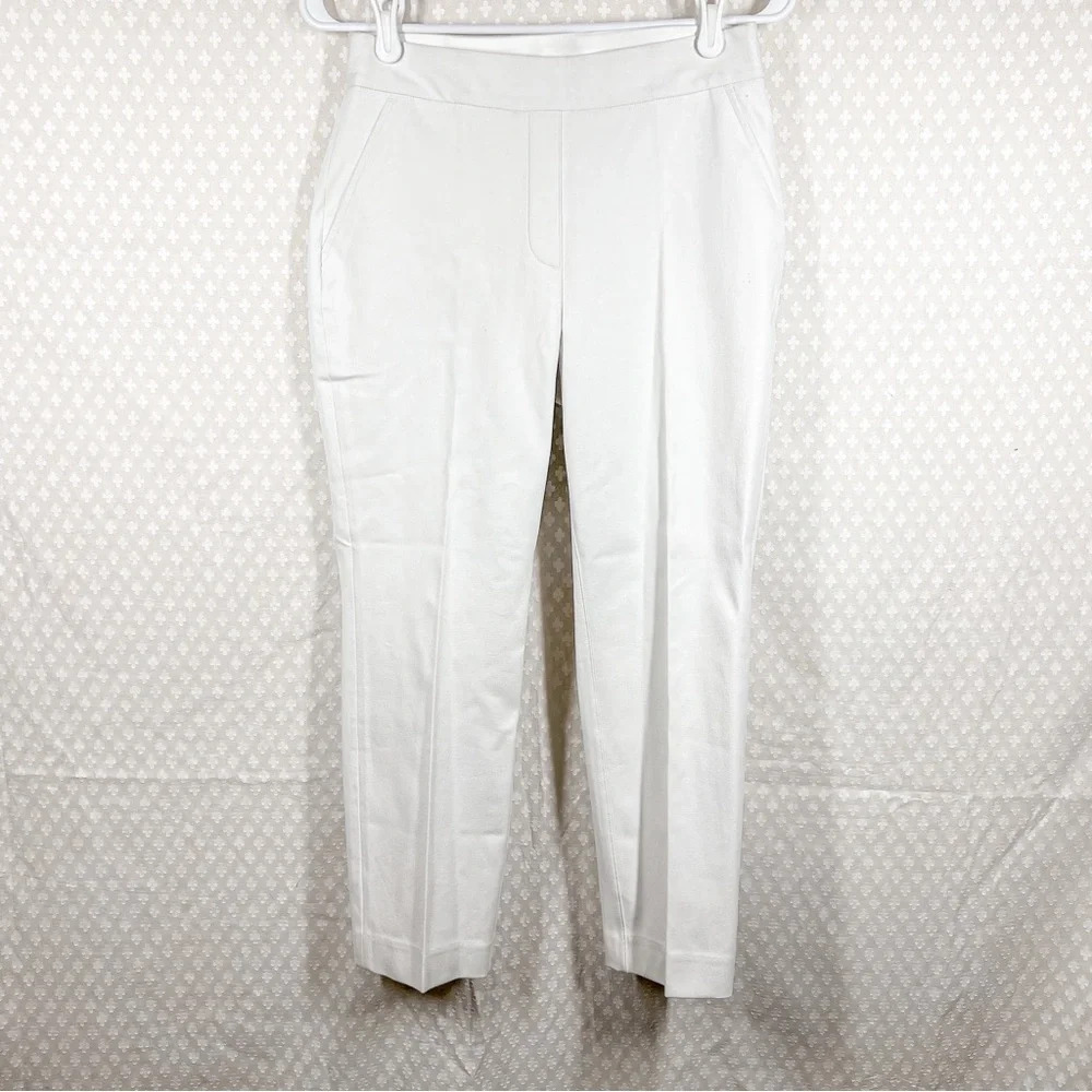 Spanx White Pull On‎ Skinny Ponte Pants